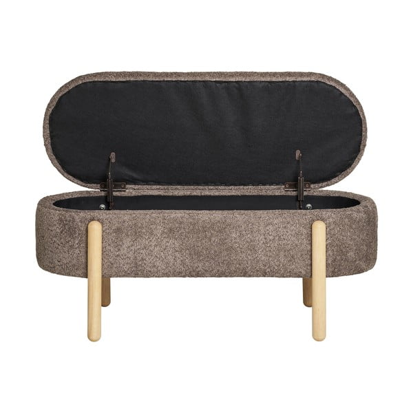 Brūns sols no buklē auduma Branca – House Nordic-image-2