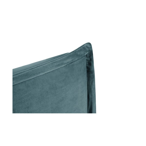 Zaļganzils gultas galvgalis 140x120 cm Monica – Milo Casa-image-3