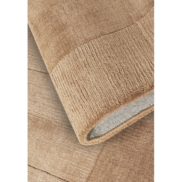 Bēšs ar rokām darināts vilnas paklājs 80x150 cm Charlotte – Villeroy&Boch-image-3