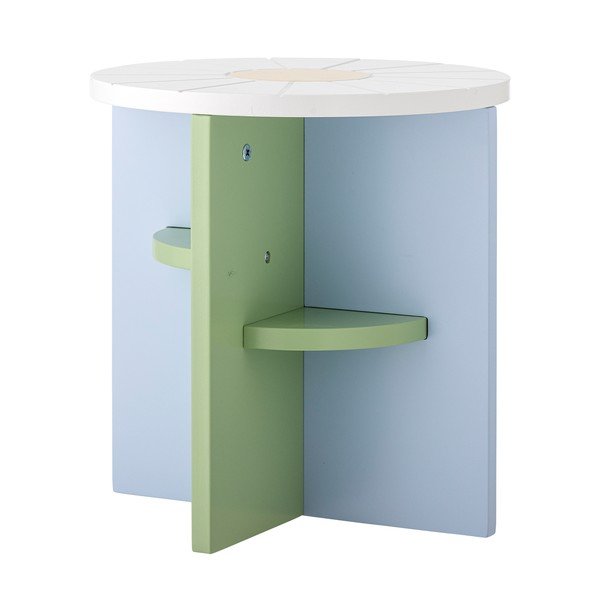 Gaiši zaļa/gaiši zila bērnu taburete Latti – Bloomingville Mini