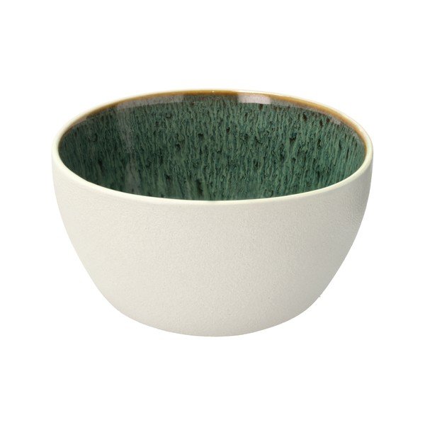 Balta/zaļa akmensmasas bļodiņa 400 ml Gastro White/Green – Bitz