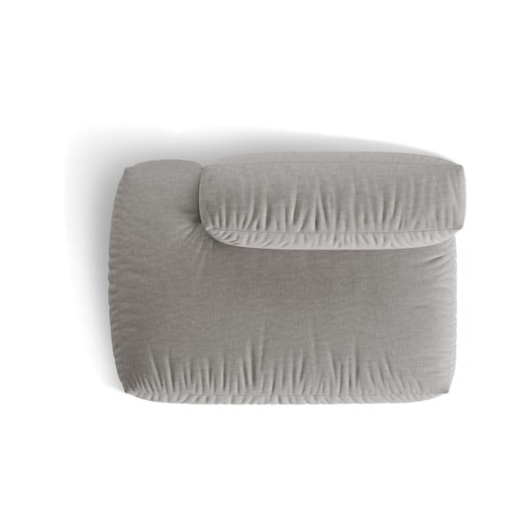 Gaiši pelēka modulārā dīvāna daļa (ar kreiso stūri) Martina – Micadoni Home-image-3