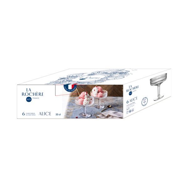 Stikla saldējuma bļodiņa 370 ml – La Rochére-image-3