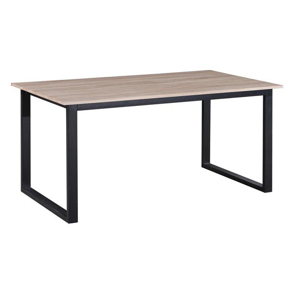 Ēdamgalds ar ozolkoka imitācijas galda virsmu 90x160 cm Luton – Støraa
