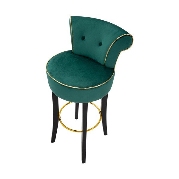 Krēmkrāsas samta bāra krēsls 96 cm Luxy – Mauro Ferretti-image-4