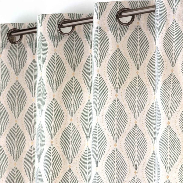 Zaļš/bēšs aizkars 140x240 cm Maho – douceur d'intérieur-image-2