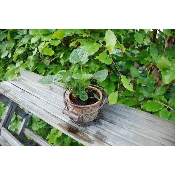 Terakotas ar rokām radīts puķu pods ø 12 cm – Esschert Design-image-3