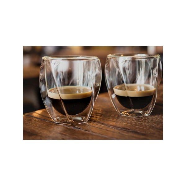 Kapučīno krūzes ar dubultsienu (2 gab.) 250 ml Cristallo – Vialli Design-image-3