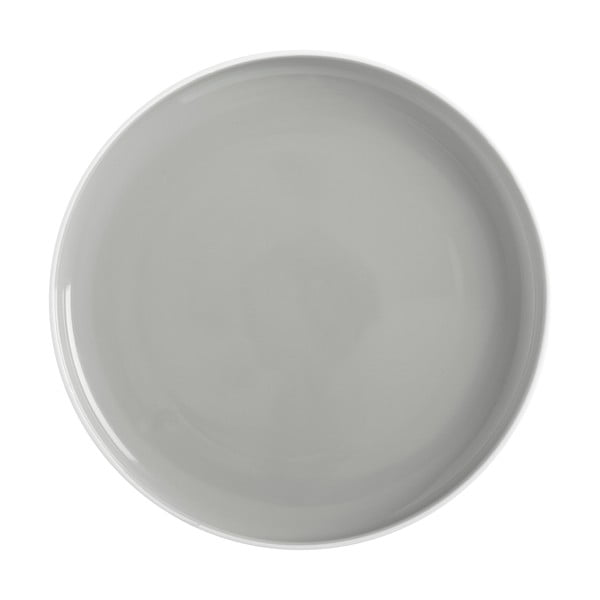 Gaiši pelēks porcelāna šķīvis Maxwell & Williams Tint, ø 20 cm