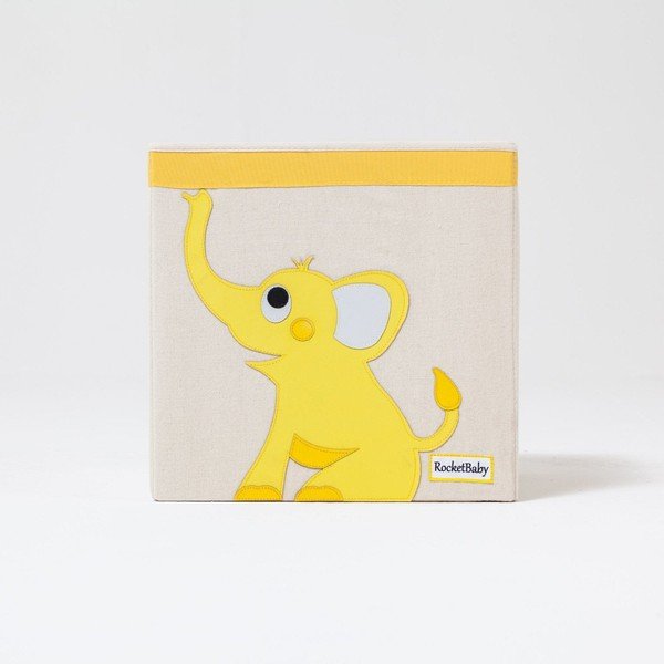Auduma uzglabāšanas kaste bērniem Robby the Elephant – Rocket Baby-image-1