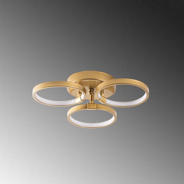 Zelta krāsas LED griestu lampa ø 17 cm Halka – Opviq lights-image-2