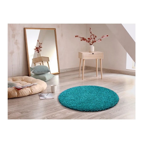 Zils paklājs Universal Aqua Liso, ø 80 cm-image-1