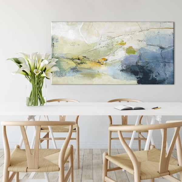 Attēls ar manuāli gleznotiem elementiem 140x70 cm Alight   – Malerifabrikken-image-1