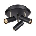 Melna sienas lampa Markslöjd Barcelona Tres