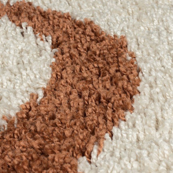 Krēmkrāsas paklājs 80x150 cm Squiggle – Flair Rugs-image-3
