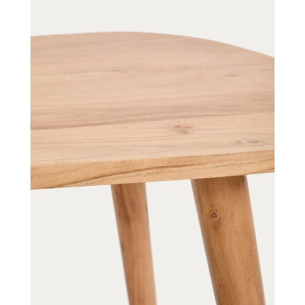 Dabīga toņa akācijas masīvkoka žurnālgaldiņš 60x110,5 cm Duvani – Kave Home-image-4