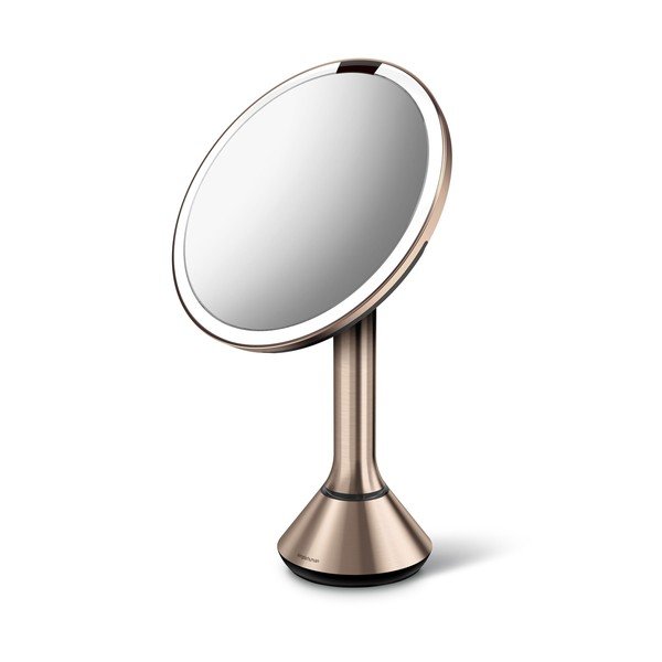 Kosmētikas spogulis ar gaismu/palielināmais (5x) ø 20 cm Sensor – simplehuman-image-4