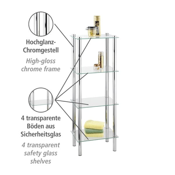 Plaukts ar 4 nodalījumiem Wenko Yago-image-3
