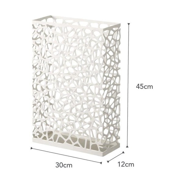 Balts lietussargu statīvs YAMAZAKI Nest Slim-image-2