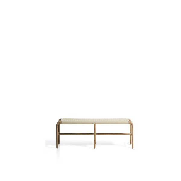 Bēšs/dabīga toņa masīvkoka dārza sols Alipa – Kave Home-image-4