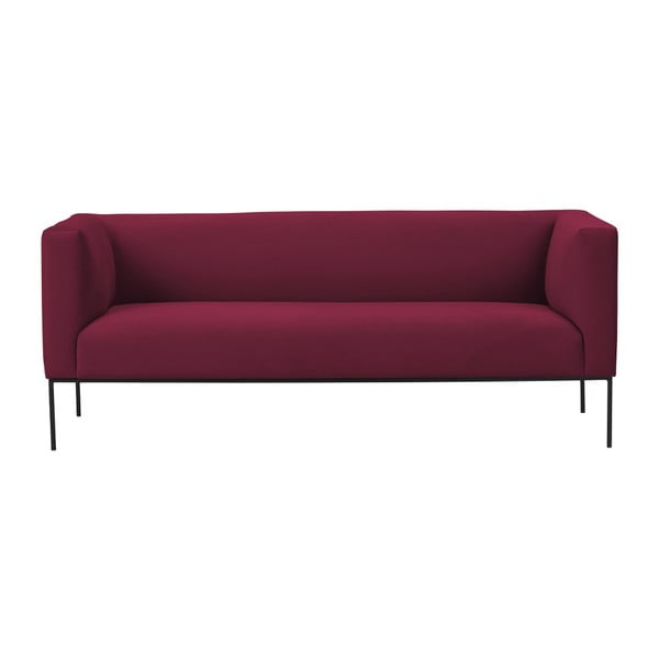 Sarkans trīsvietīgs dīvāns Windsor & Co Sofas Neptune