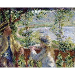Gleznas reprodukcija Auguste Renoir – By the Water, 50 x 45 cm