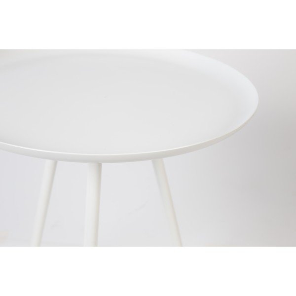 Balts sānu galdiņš White Label Frost Grey-image-1