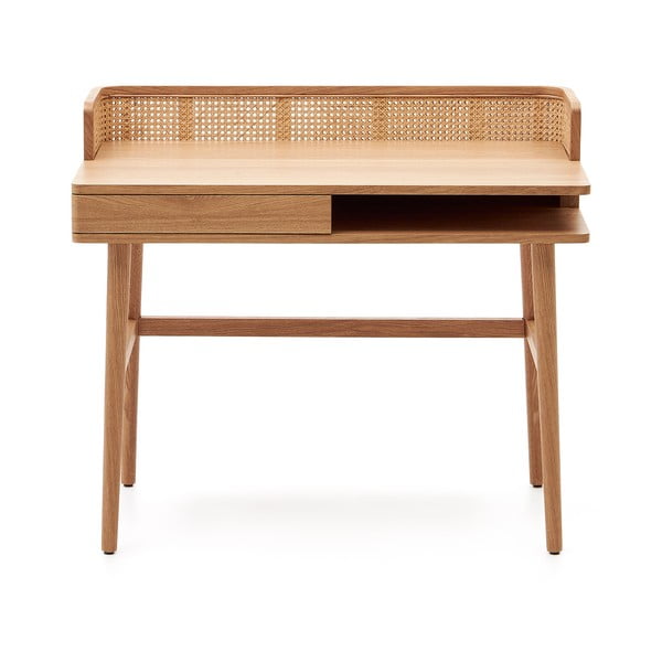 Darba galds ar oškoka imitāciju 62x105 cm Araxi – Kave Home-image-2