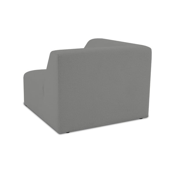 Pelēks modulārais dīvāns no buklē auduma (ar maināmu stūri) Roxy – Scandic-image-2