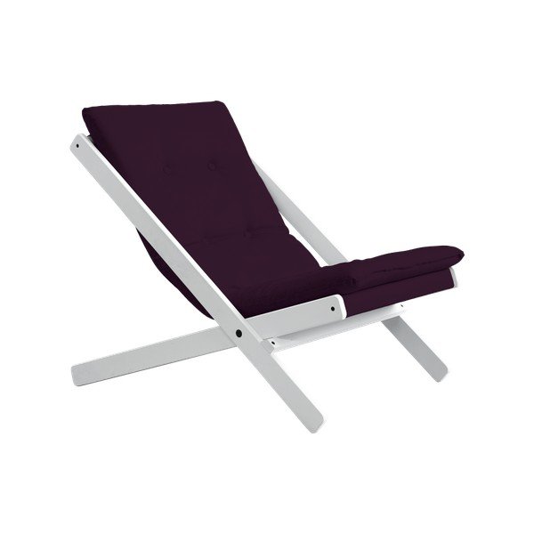 Saliekamais krēsls Karup Boogie White/Purple Plum-image-2