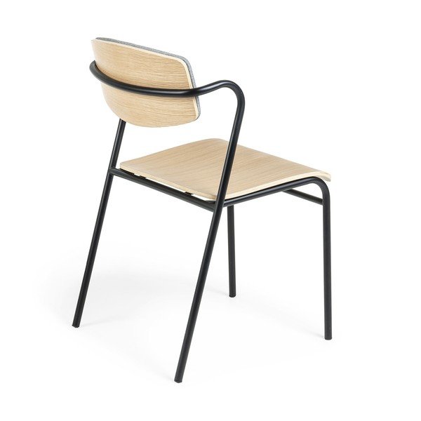 Ēdamistabas krēsls no ozolkoka Kave Home Zaha-image-3