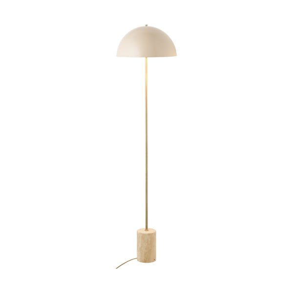 Bēša stāvlampa ar metāla abažūru (augstums 155 cm) Sheffield – House Nordic-image-3