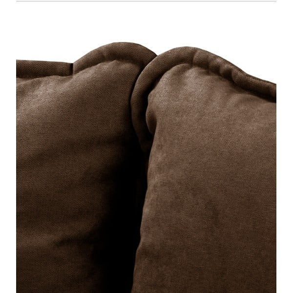 Tumši brūns dīvāns 193 cm Beata – Ropez-image-1