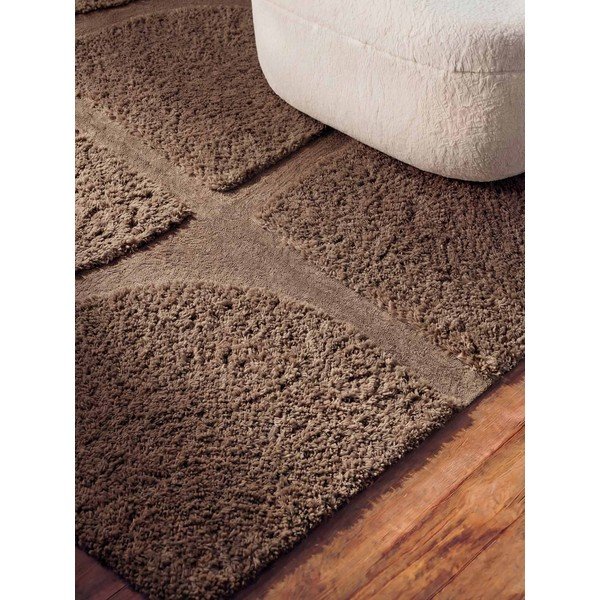 Brūns ar rokām darināts paklājs 200x300 cm Lambeth Jasper – Ted Baker-image-3