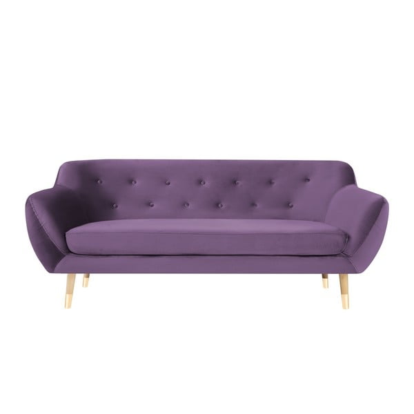Violets trīsvietīgs dīvāns Mazzini Sofas Amelie