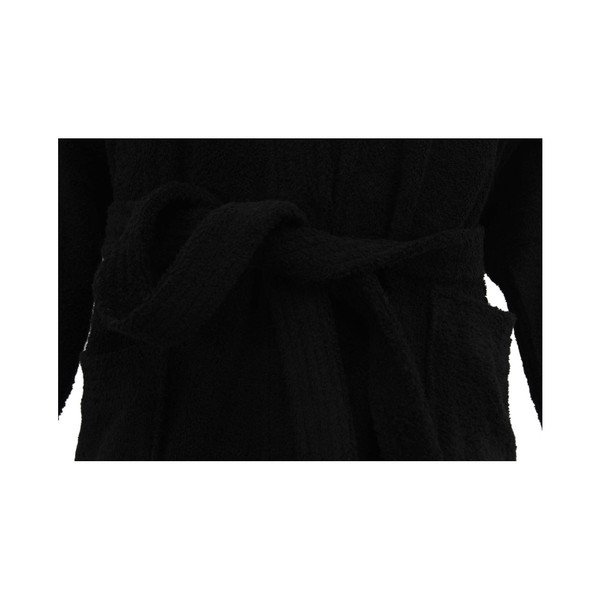 Melns vīriešu halāts Foutastic, izmērs M/L-image-3