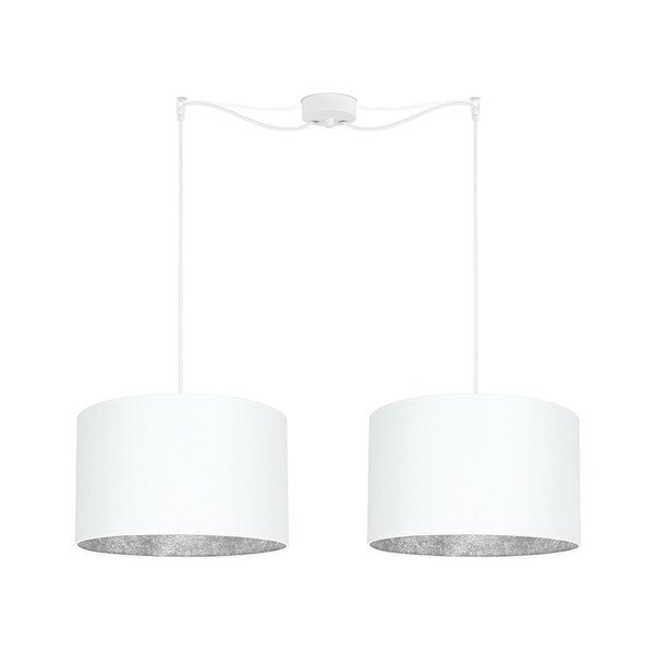 Piekarināmā lampa baltā un sudraba krāsā Sotto Luce Mika, ⌀ 40 cm