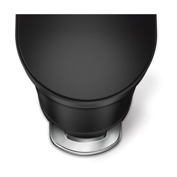 Tērauda atkritumu tvertne ar pedāli 45 l Slim – simplehuman-image-4