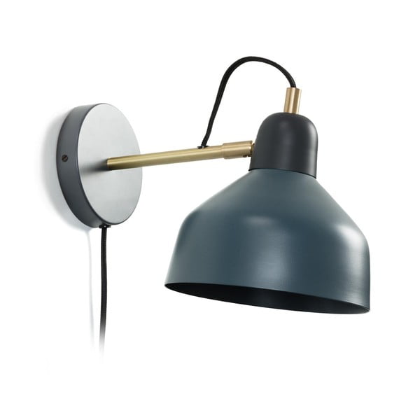 Zaļganzila sienas lampa Olimpia – Kave Home