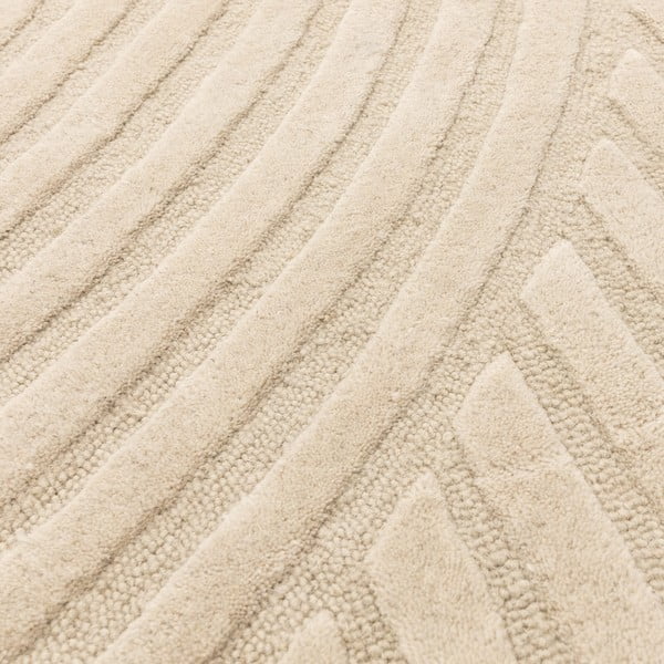 Bēšs vilnas paklājs 160x230 cm Hague – Asiatic Carpets-image-3