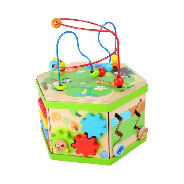 Koka rotaļlieta kustību attīstībai Legler Safari-image-2