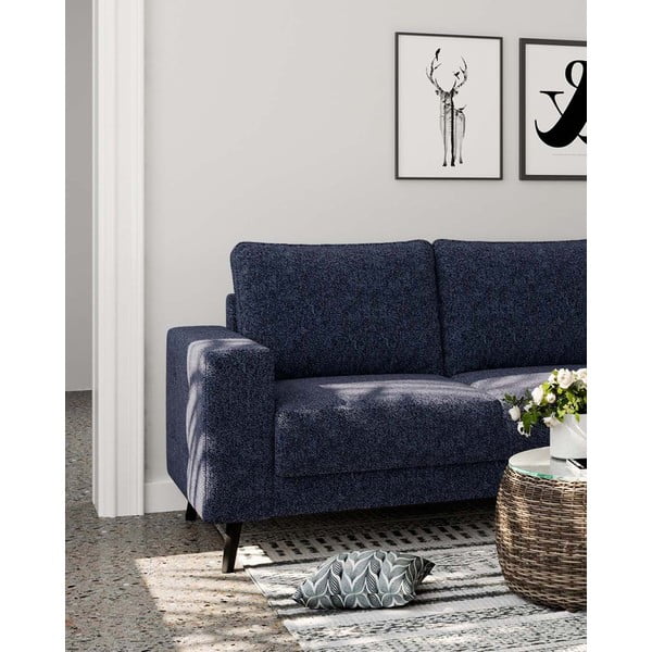 Tumši zils stūra dīvāns (labais stūris) Fynn – Ghado-image-1