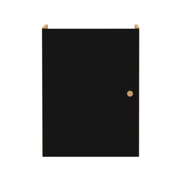 Melna moduļu plauktu sistēma ar durvīm 33x43,5 cm Z Cube – Tenzo-image-2