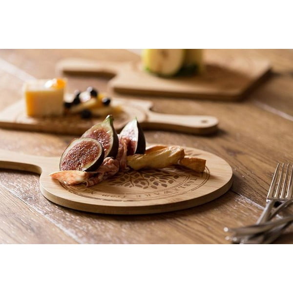 Griešanas dēlītis no bambusa Leone, ø 25 cm-image-1