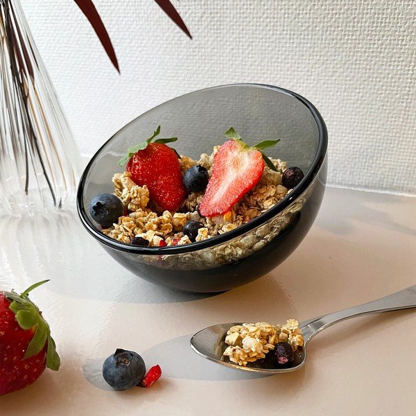 Antracīta stikla trauks La Rochère Bubble-image-1