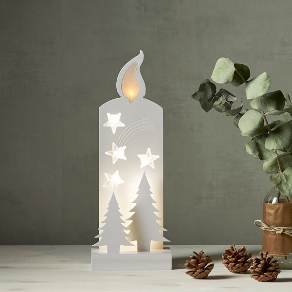 Balts Ziemassvētku gaismas dekors Grandy – Star Trading