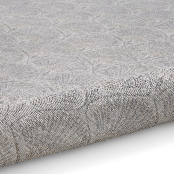 Gaiši pelēks mazgājams paklājs 122x170 cm Deco Peacock – Catherine Lansfield-image-3