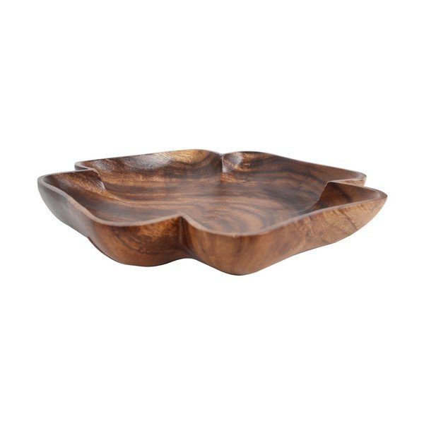 Akācijas koka servēšanas bļoda Premier Housewares Luck-image-2