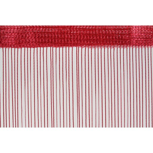 Sarkans aizkars durvīm 100x200 cm String – Mendola Fabrics-image-1