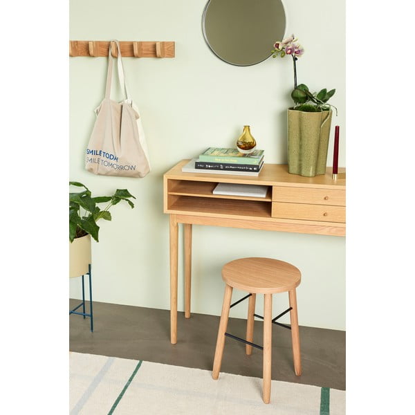 Darba galds no ozolkoka imitācijas 37x145 cm Collect – Hübsch-image-2